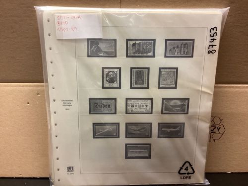 SAFE-Dual BUND 1980-89 Vordrucke  gebraucht