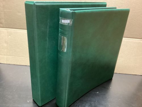 Lindner Ringbinder+Kasette (18 Ringe) 1 mal gebraucht Leer grün