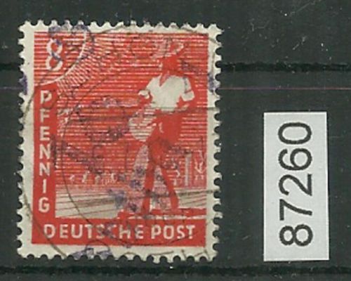 Bezirk 16 nr. 049c Gotha 1 ʘ 8 Pf., violett, geprüft BPP