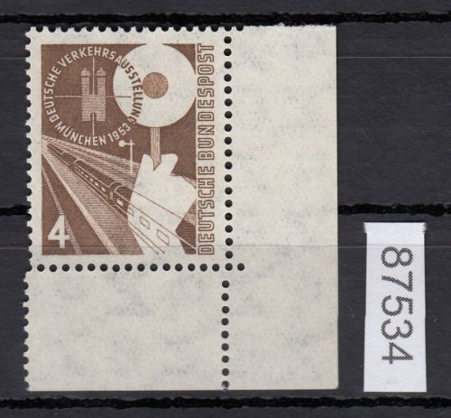 Bund 1953, Mich.-Nr.: 167 **  Eckrand
