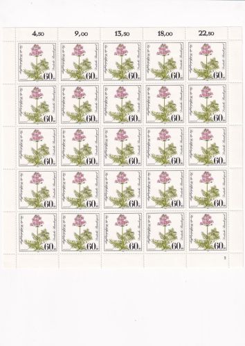Bund 1981, Mich.-Nr.: 1110 ** FN 2  Bogen Komplett   Formnummer