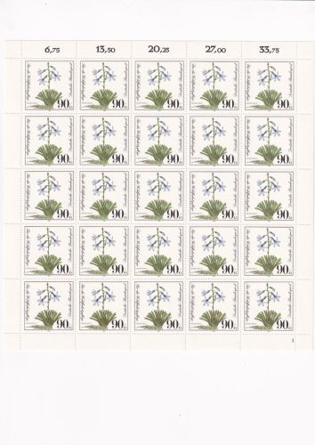 Bund 1981, Mich.-Nr.: 1111 ** FN 1  Bogen Komplett   Formnummer