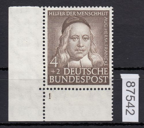 Bund 1953, Mich.-Nr.: 173 **  FN 1  Eckrand