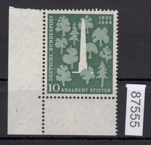 Bund 1955, Mich.-Nr.: 220 ** Eckrand