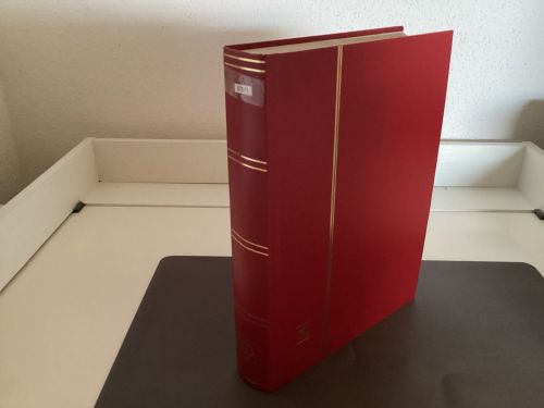 Briefmarkenalbum Einsteckalben  DIN A4 64 Seiten weiß  geteilt gebraucht