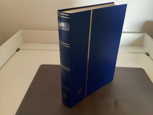 Briefmarkenalbum Einsteckalben  DIN A4 64 Seiten weiß  geteilt gebraucht