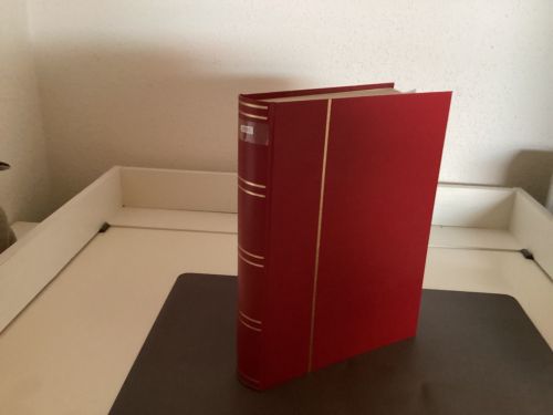 Briefmarkenalbum Einsteckalben  DIN A4 60 Seiten weiß gebraucht