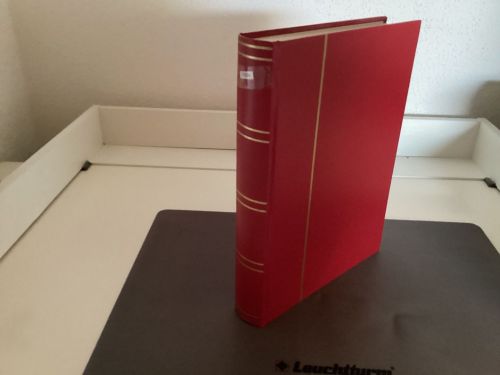 Briefmarkenalbum Einsteckalben  DIN A4 60 Seiten weiß gebraucht
