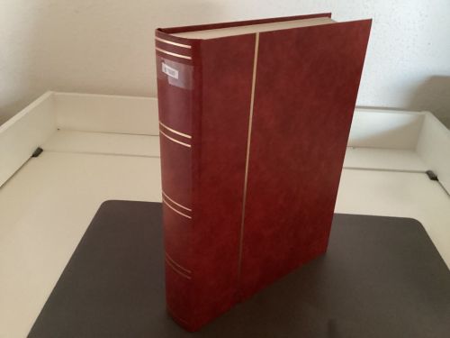Briefmarkenalbum Einsteckalben  DIN A4 60 Seiten weiß gebraucht