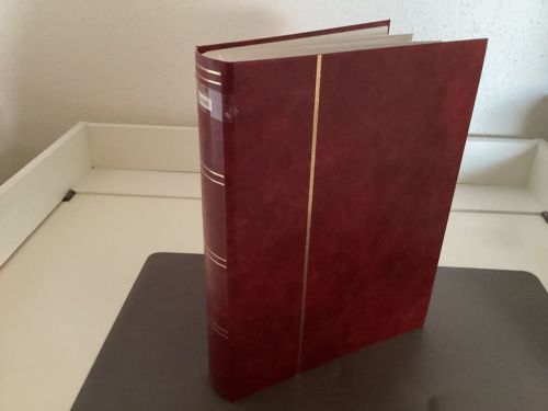 Briefmarkenalbum Einsteckalben  DIN A4 60 Seiten weiß gebraucht
