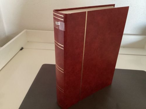 Briefmarkenalbum Einsteckalben  DIN A4 60 Seiten weiß gebraucht