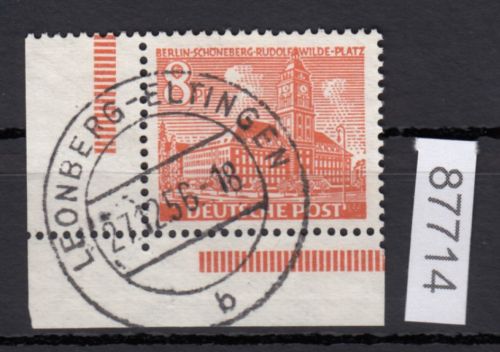 Berlin 1949, Mich.-Nr.: 46 gestempelt Eckrand
