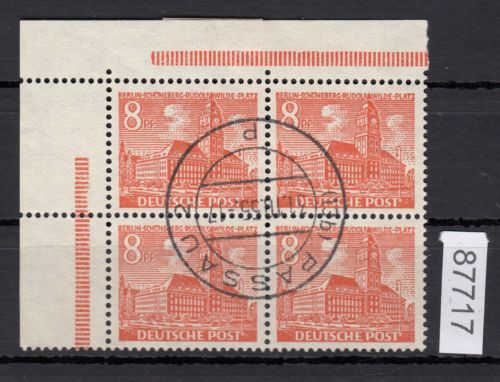Berlin 1949, Mich.-Nr.: 46 gestempelt Eckrand   lesen