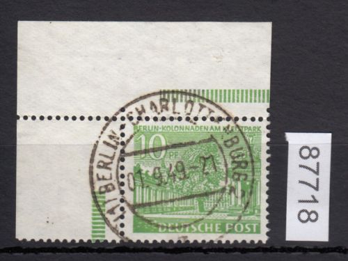 Berlin 1949, Mich.-Nr.: 47 gestempelt Eckrand  lesen