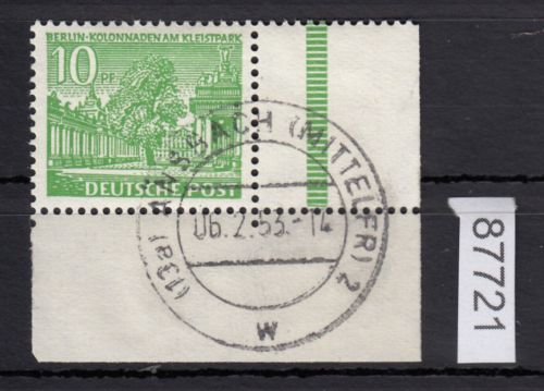 Berlin 1949, Mich.-Nr.: 47 gestempelt Eckrand
