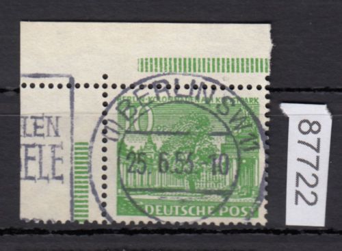 Berlin 1949, Mich.-Nr.: 47 gestempelt Eckrand
