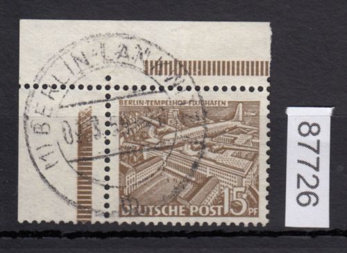 Berlin 1949, Mich.-Nr.: 48 gestempelt Eckrand    Berlin - Lankwitz