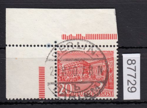 Berlin 1949, Mich.-Nr.: 49 gestempelt Eckrand    Berlin - Dahlem