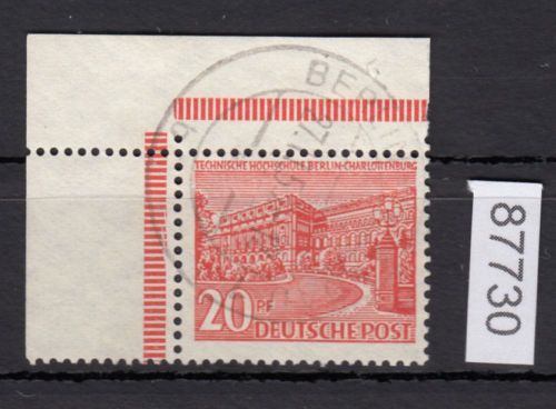 Berlin 1949, Mich.-Nr.: 49 gestempelt Eckrand    Stempel  Berlin