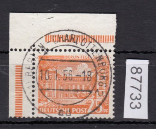 Berlin 1949, Mich.-Nr.: 50 gestempelt Eckrand    Stempel   Berlin - Charlottenburg
