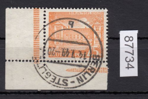 Berlin 1949, Mich.-Nr.: 50 gestempelt Eckrand    Stempel   Berlin - Steglitz