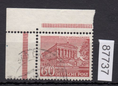 Berlin 1949, Mich.-Nr.: 54 gestempelt Eckrand
