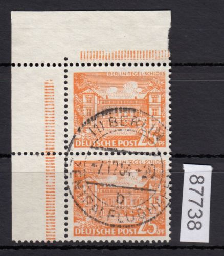 Berlin 1949, Mich.-Nr.: 50 gestempelt Eckrand    Stempel   Berlin - Z-Flughafen