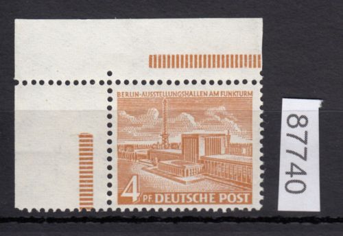 Berlin 1953, Mich.-Nr.: 112 ** Eckrand