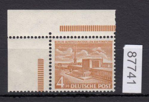 Berlin 1953, Mich.-Nr.: 112 ** Eckrand
