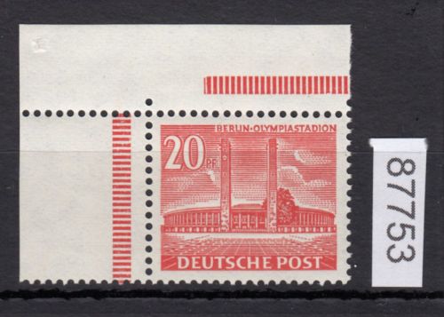 Berlin 1953, Mich.-Nr.: 113 ** Eckrand