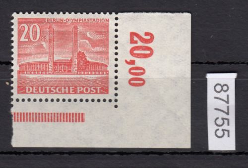 Berlin 1953, Mich.-Nr.: 113 ** Eckrand