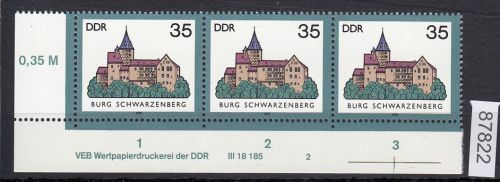 DDR 1985, Mich.-Nr.: 2978  ** DV  FNr. 2   Eckrand  Druckvermerk