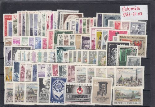 Österreich 1961-64, Mich.-Nr.:  **