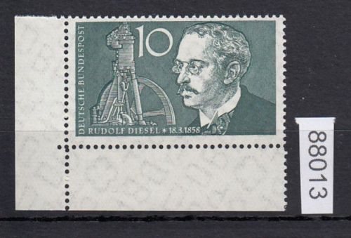 Bund 1958, Mich.-Nr.: 284 ** Eckrand