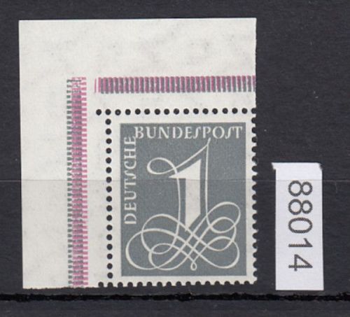 Bund 1958, Mich.-Nr.: 285 X ** Eckrand  geprüft