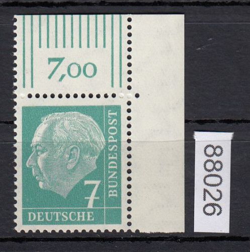 Bund 1954, Mich.-Nr.:  181 y ** Eckrand