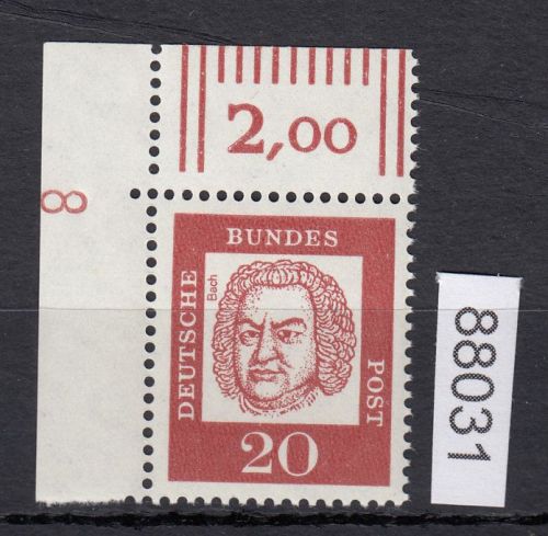Bund 1961, Mich.-Nr.: 352 x **  DZ 8