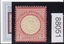 DR 1872, Mich.-Nr.: 19 ** geprüft  Befund