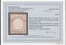 DR 1872, Mich.-Nr.: 22 ** geprüft  Befund