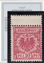 DR 1889, Mich.-Nr.: 47 ea **  geprüft  Attest