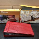 Kobra  Briefe Album  2 Stück rot für 100 Briefe    Neu - OVP