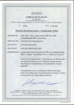 Litauen - Telschen, Mi.-Nr.23 II / 22 II ** Zusammendruck   geprüft Attest