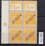 Berlin 1948, Mich.-Nr.: 10 ** Eckrand  4er.-Block   DZ 7