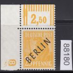Berlin 1948, Mich.-Nr.: 10 ** Eckrand     DZ 8