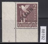 Berlin 1948, Mich.-Nr.: 18 ** Plattennr. 2 Eckrand  gepr.