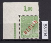 Berlin 1949, Mich.-Nr.: 24 ** Eckrand