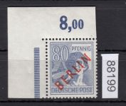 Berlin 1949, Mich.-Nr.: 32 ** Eckrand   geprüft