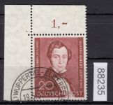 Berlin 1951, Mich.-Nr.: 74 gestempelt Eckrand