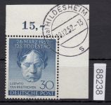 Berlin 1952, Mich.-Nr.: 87 gestempelt Eckrand
