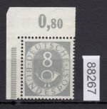 Bund 1951, Mich.-Nr.: 127 ** Eckrand